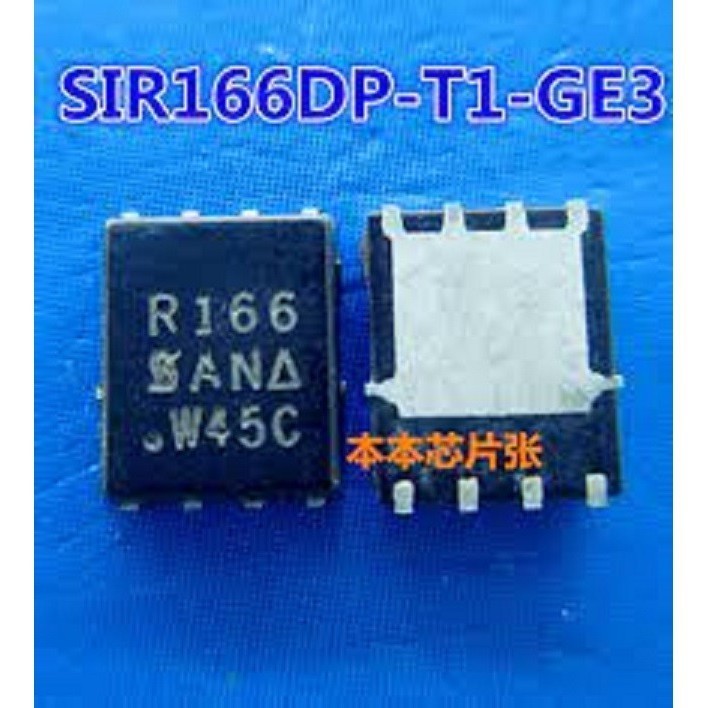 เครื่องมือชิ้นส่วน SIR166 SIR166DP R166 QFN-8