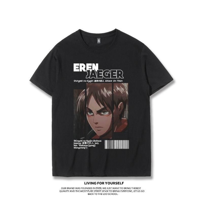 [TOYOO]attack on titanปีกแห่งเสรีภาพ，เสื้อยืดพิมพ์ลายovp รุ่นใหม่ล่าสุด ผ่าพิภพไททัน หลายสไตล์ อะนิเมะการ์ตูนรูปแบบ เสื้
