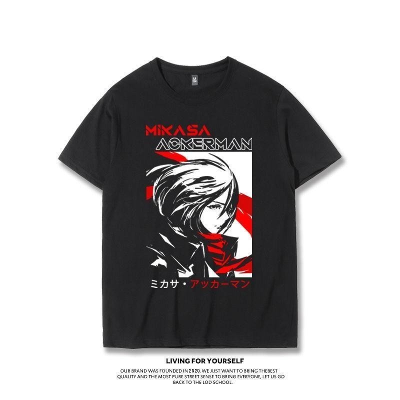 [TOYOO]attack on titanปีกแห่งเสรีภาพ，เสื้อยืดพิมพ์ลายovp รุ่นใหม่ล่าสุด ผ่าพิภพไททัน หลายสไตล์ อะนิเมะการ์ตูนรูปแบบ เสื้