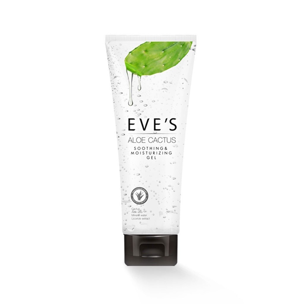 EVES ALOE CACTUS SOOTHING & MOISTURIZING GEL อโลแคคตัส เติมความชุ่มชื้นให้ความสดชื่นสบายผิว ลดอาการบวมแดงจากแสงแดด