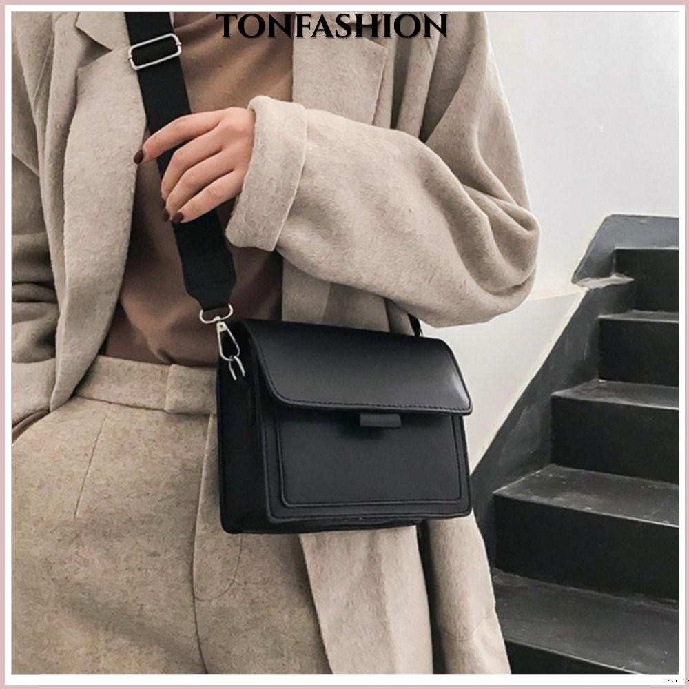 Tonfashion กระเป๋าสะพายข้าง ลําลอง แฟชั่น หรูหรา
