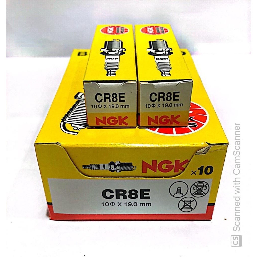 หัวเทียน NGK Standard Original (รหัส: CR8E) Ninja 250, Satria FU, Vixion, Jupiter MX ฯลฯ D-Tracker X