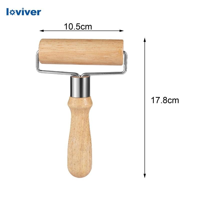 【จัดส่งในพื้นที่】ลูกกลิ้งไม้ ขนาดเล็ก ด้ามจับสบาย ทนทาน สําหรับนวดแป้ง - รูปที่ 6