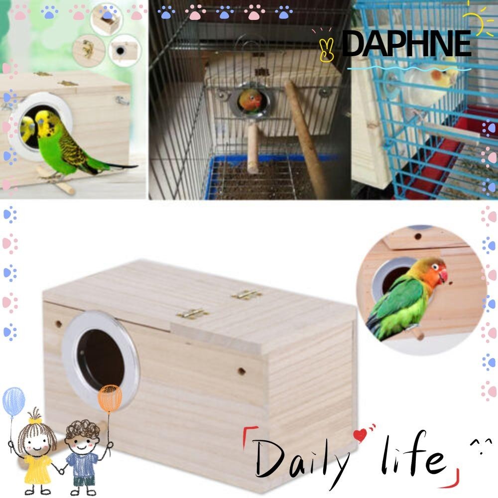 Daphne กล่องเพาะพันธุ์นกแก้ว แบบไม้ เพื่อความปลอดภัย
