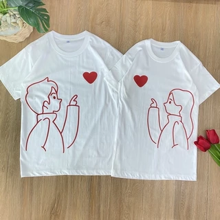 (จัดส่งตลอด 24 ชั่วโมง）Angle Official เสื้อยืดโอเวอร์ไซส์รุ่นคู่รัก พิมพ์ลายเรียบง่าย สวมใส่สบาย แฟชั่นสไตล์เกาหลี C35