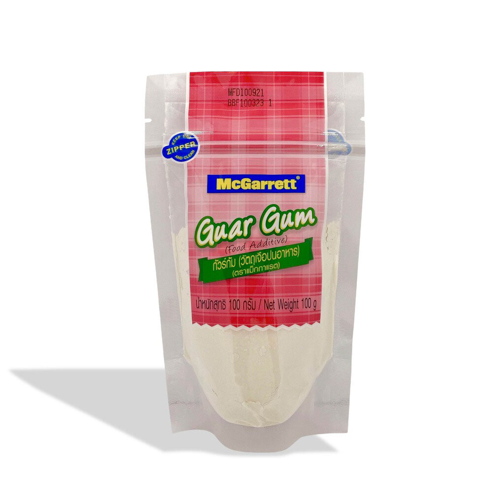 กัวร์กัม (วัตถุเจือปนอาหาร) Guar Gum ตราแม็กกาแรต 100 กรัม (06-7563)