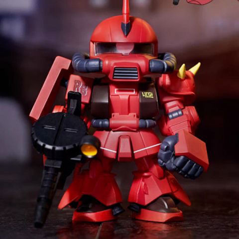 โมเดลกันดั้ม Wandai Qmsv-Mini Zaku Second Generation Gundam Joint-Name แฮนด์เมด สําหรับตกแต่งโต๊ะ