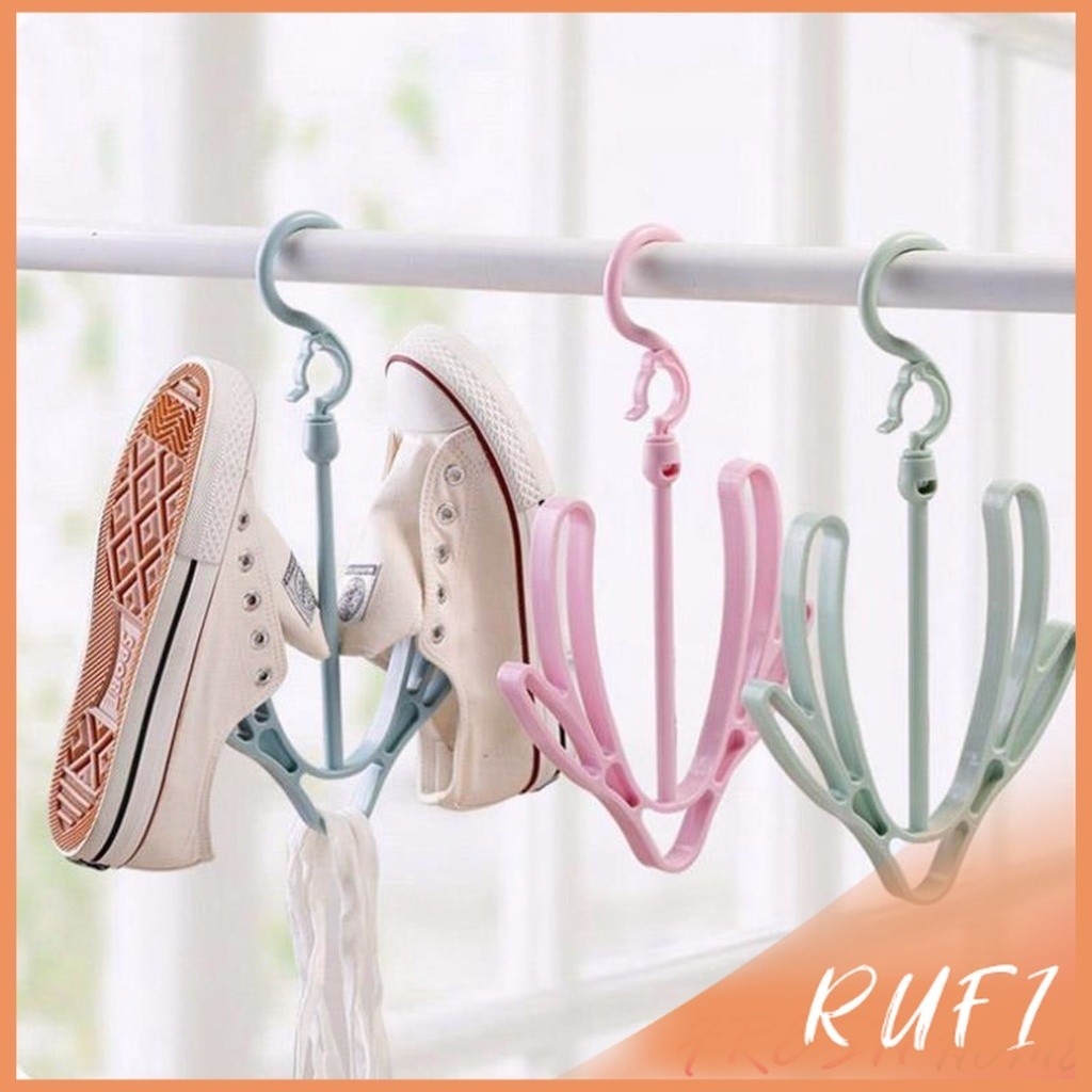 RUFI ไม้ห้อยรองเท้า ไม้แขวนตากรองเท้า 30*19 ซม