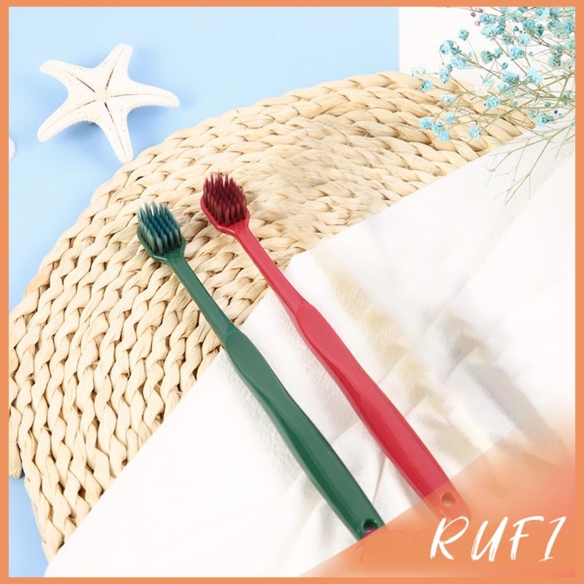 RUFI แปรงสีฟันแม่ลูก แปรงสีฟันญี่ปุ่น ขนนุ่ม Adult and child soft toothbrush - รูปที่ 2
