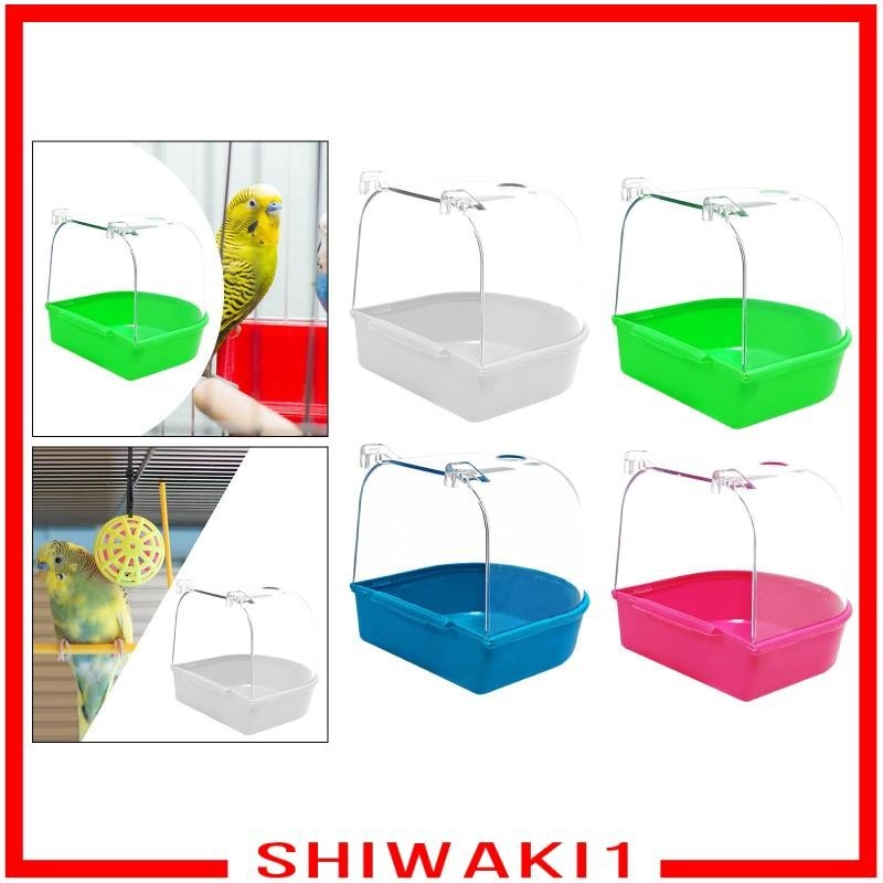 [Shiwaki1] กล่องอาหารนกแก้ว สําหรับนกแก้ว นกเลิฟเบิร์ด นกค็อกคาเทล