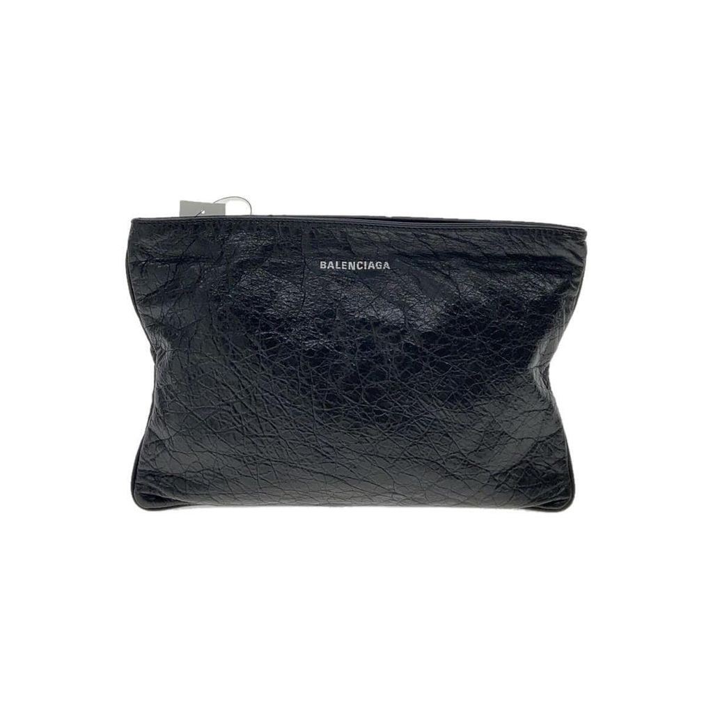 Balenciaga กระเป๋าหนัง มือสอง สีดํา ส่งตรงจากญี่ปุ่น
