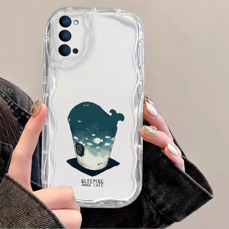 เคส OPPO Reno 5 4 Reno4 Reno5 5G ใส สุนทรีย์ กันกระแทก ป้องกันกล้อง ดอกไม้ ขอบนิ่ม TPU เคสโทรศัพท์ - รูปที่ 5