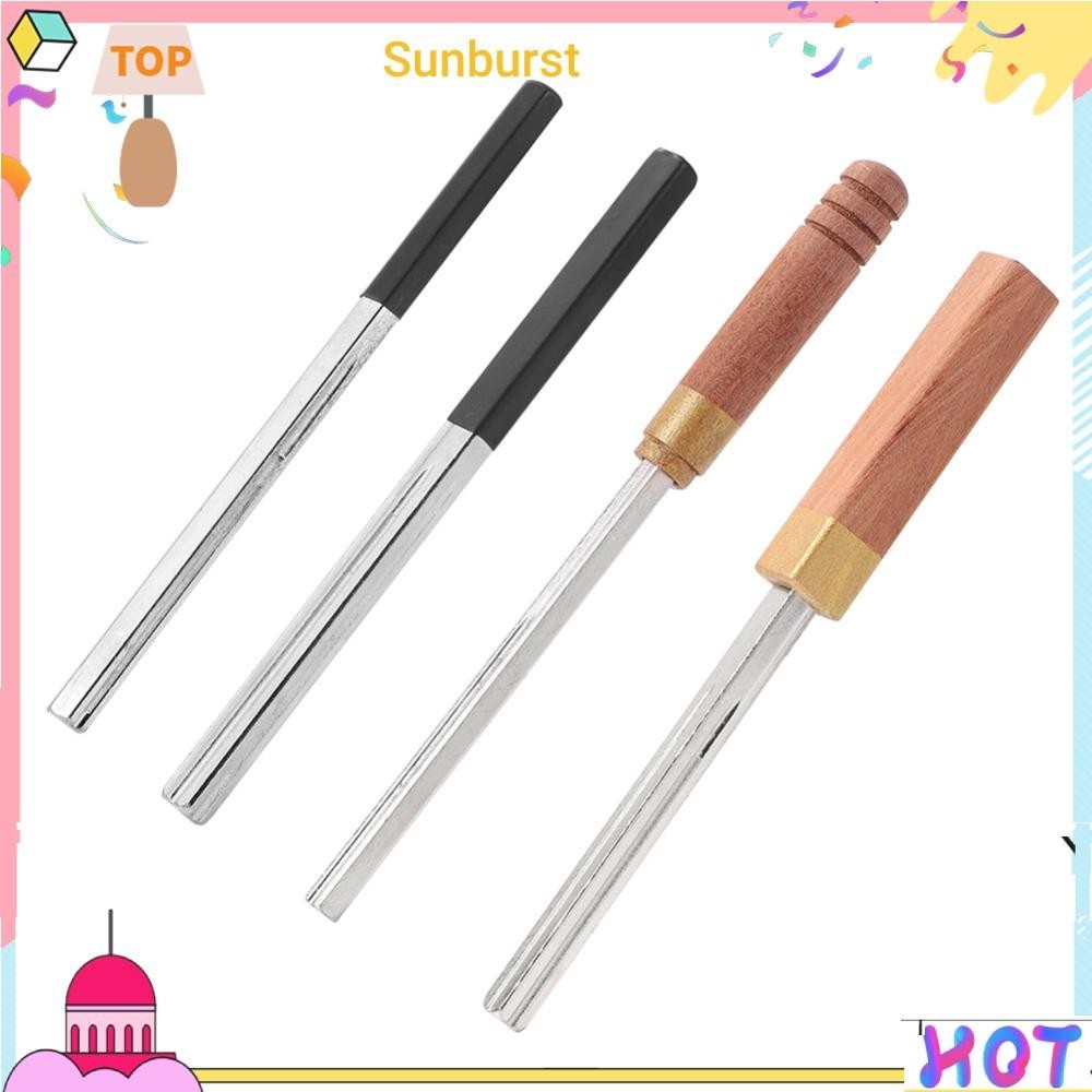 ตะไบขัดเฟรตกีตาร์ ด้ามจับไม้ สําหรับซ่อมแซม [Sunburst11.th]