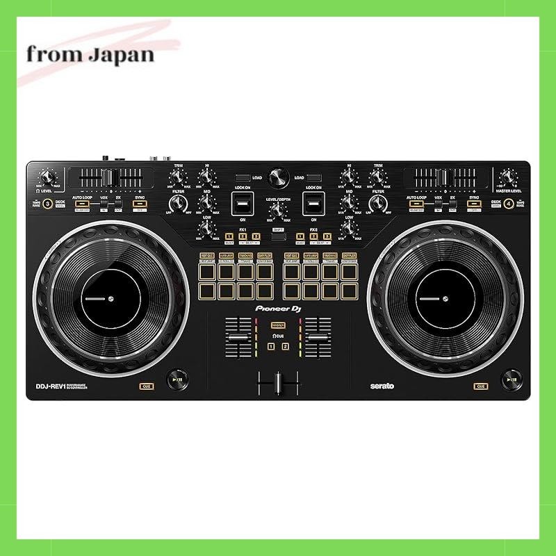 Scratch-style 2-channel DJ controller DDJ-REV1 for Serato DJ Lite
