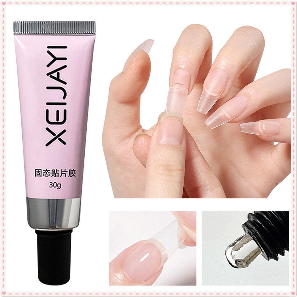 Xeijayi Solid Patch กาวยาทาเล็บเจล Super Sticky Sticking เจาะ Shaping Phototherapy กาวนักเรียนหญิงเล็บเล็บสำหรับเล็บ Shop 30g JOYFEEL