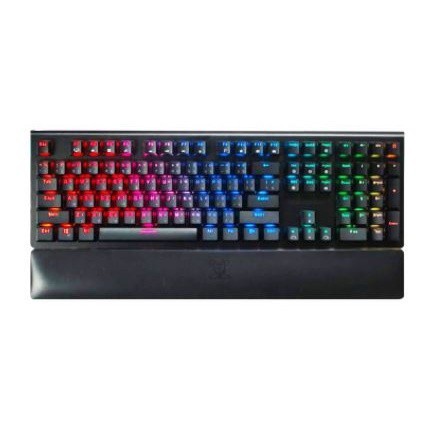 คีร์บอร์ดเลข NUBWO X30 TERMINATOR RGB Mechanical Gaming Keyboard ( Blue Switch) คีย์บอร์ดเกมมิ่ง(สีขาว&amp;สีดำ)