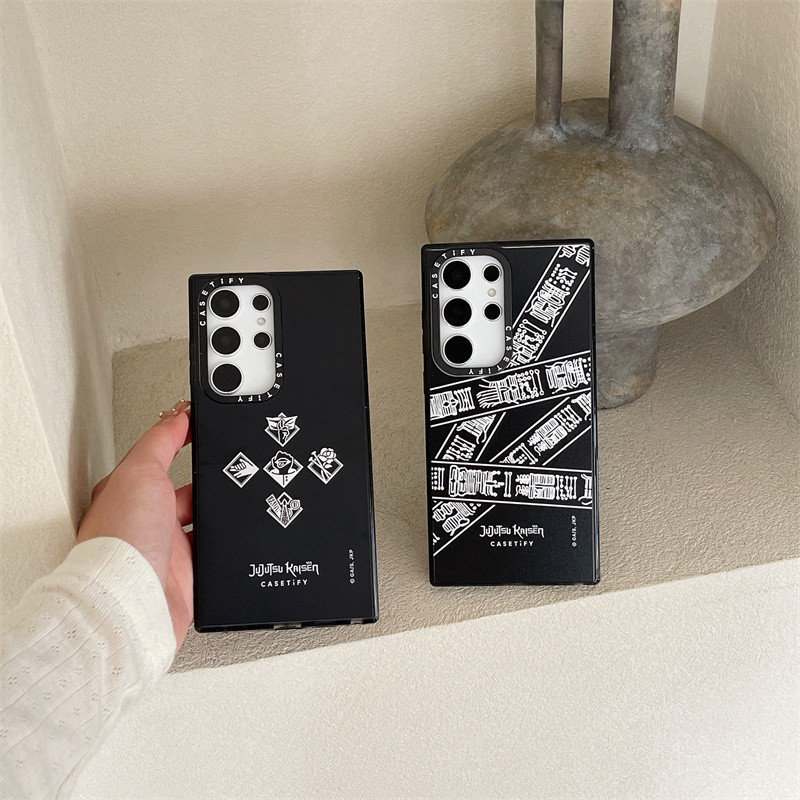 SANRIO 【Jujutsu Kaisen】เคสโทรศัพท์มือถือ อะคริลิค กันกระแทก ลายการ์ตูนซานริโอ้ แฟชั่น สําหรับ Samsung Galaxy S24 Ultra S22 S23 Ultra
