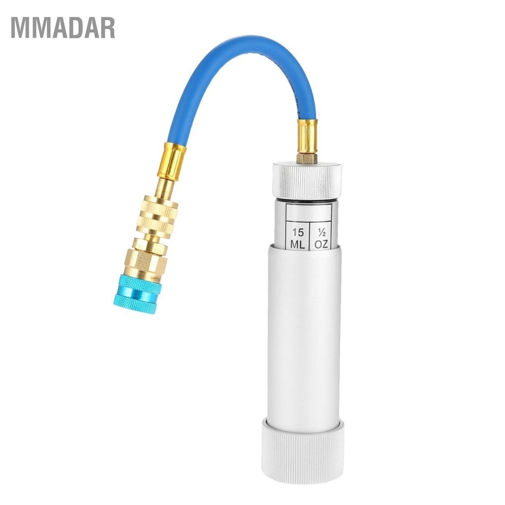 MMADAR หัวฉีดน้ำมันหัวฉีดสารทำความเย็น 1/4in SAE Connector 2oz สำหรับ R134A R410A R22 R12