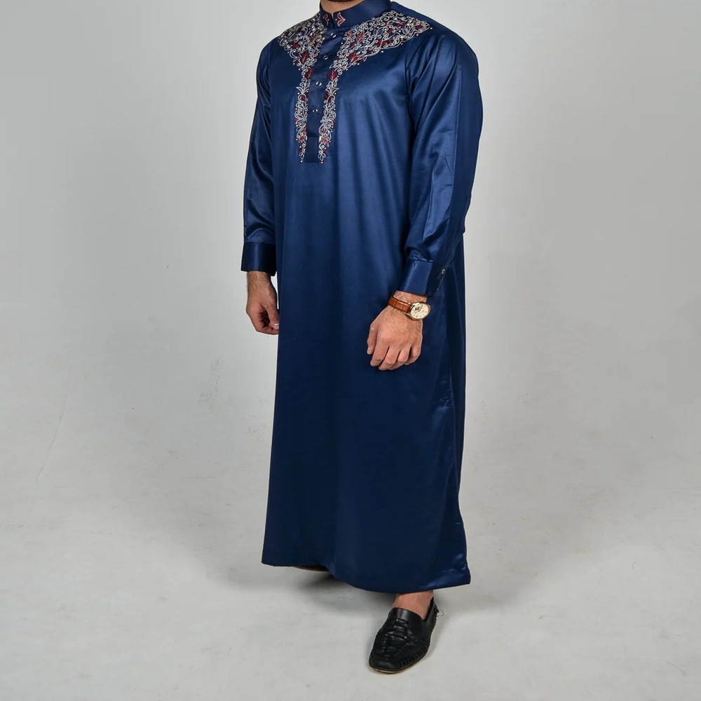 เสื้อคลุมแขนยาว ปักลาย สไตล์อาหรับ ชาวมุสลิม 2024 10