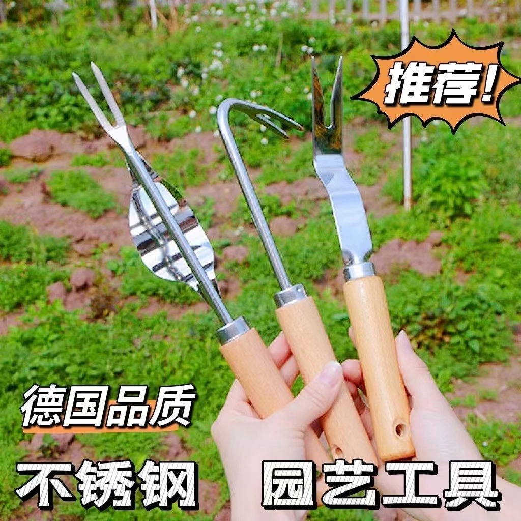 อุปกรณ์กำจัดวัชพืช อุปกรณ์ขุดผักป่า เครื่องมือเกษตร thumbnail 8