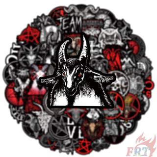 ❉ Satan Series 01 Classical Black Stickers ❉ 50Pcs/Set DIY Fashion Waterproof Doodle Decals Stickers