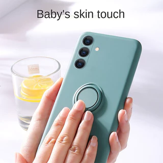 เคส Samsung A17 5G 4G A56 A36 A26 A16 A06 โทรศัพท์มือถือซิลิโคนกันกระแทกพร้อมแหวนแม่เหล็กสําหรับ