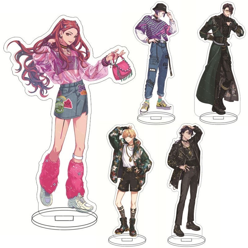 Hot Anime Standee รุ่น Paradox Live Susakano Allen Yeon Hajun Ane a00 Study มุมอุปกรณ์ตกแต่งโต๊ะ