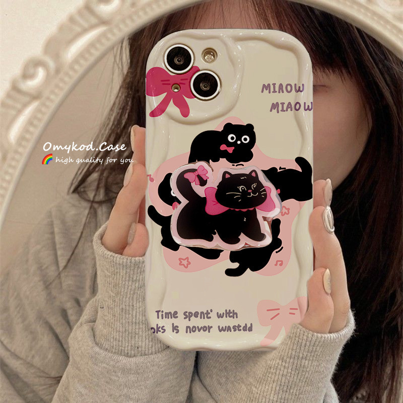 Ready Stock Infinix Hot 20 Play Hot 20i 20 12 Play 30 30i Hot 8 9 Infinix Note 12 Turbo G96 Infinix Smart 8 6 7 5 Pua 5 2020 Cartoon Cat Phone Case & Holder Soft Protection Back Cover