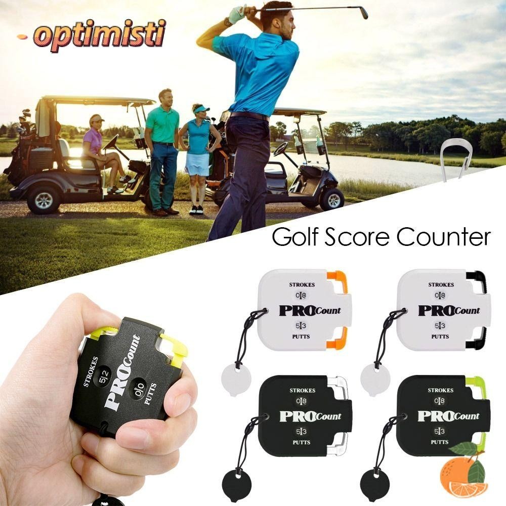 OPTIMISTI Golf Score Counter อุปกรณ์กอล์ฟสองหลัก Handy Putt Score Counter