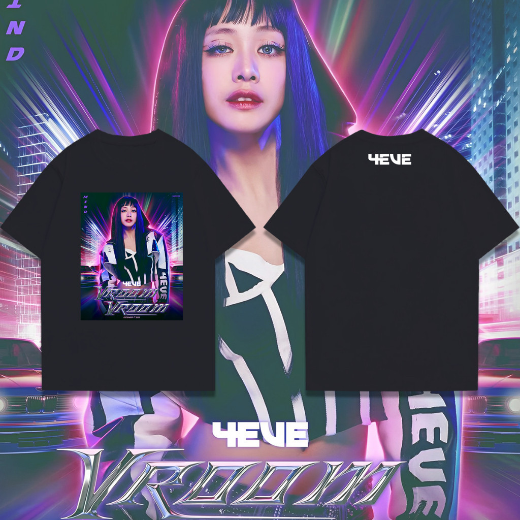 4EVE สำหรับ aye-4EVE เสื้อยืด สำหรับ aye ผ้าฝ้ายแขนสั้นพิมพ์ S-5XL