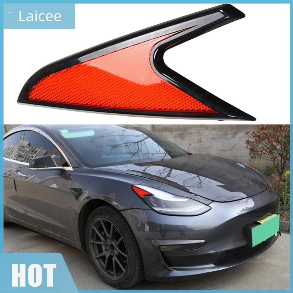 [Laicee.th] สติกเกอร์ฟิล์มติดไฟหน้ารถยนต์ สําหรับ Tesla Model 3 2021 2022 2023
