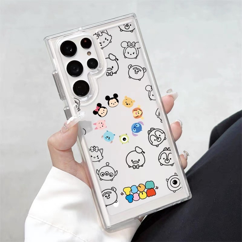 เคสโทรศัพท์มือถือ เคสใส ลายการ์ตูน น่ารัก สําหรับ Samsung A55 A15 A25 A35 A05 A14 A24 A34 A54 A05S S24 S22 S23 FE ULTRA
