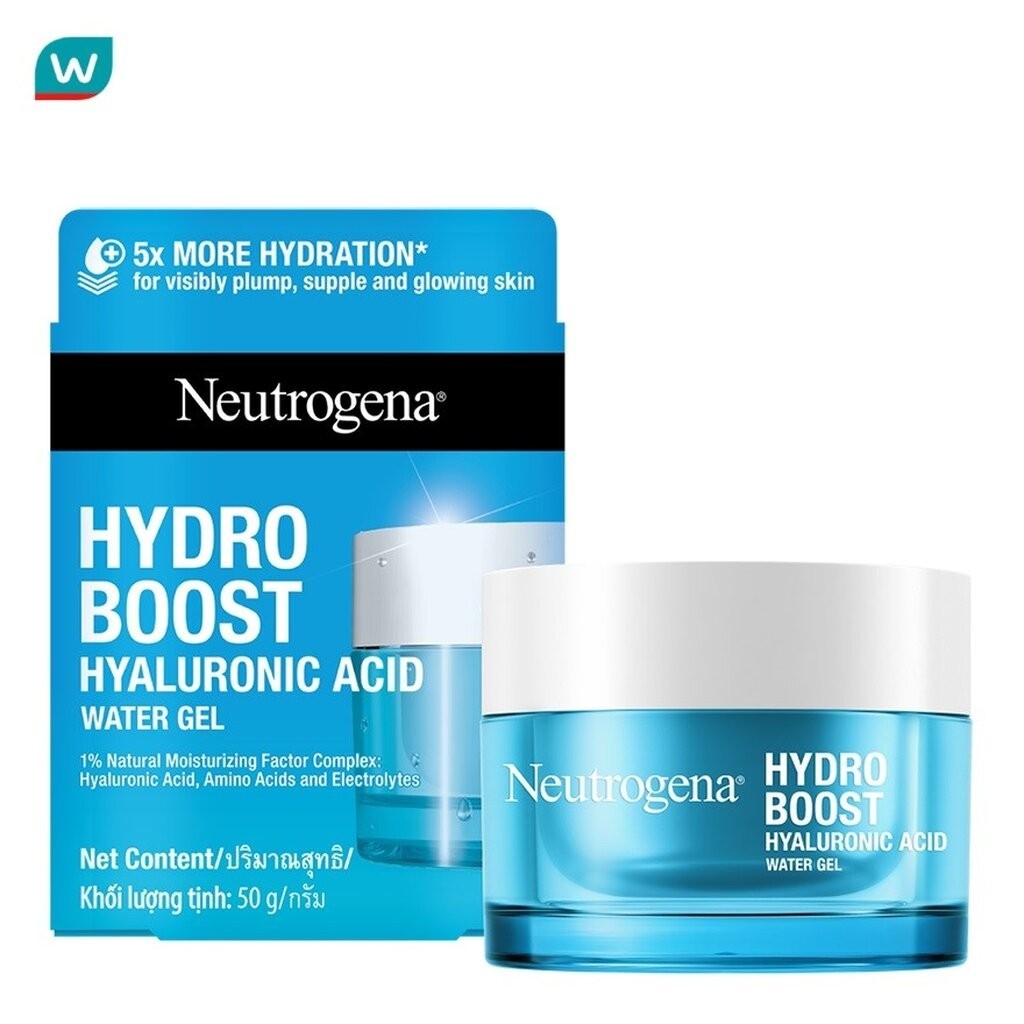 ซื้อ Neutrogena นูโทรจีนา ไฮโดร บูสท์ ไฮยาลูโรนิค แอซิด วอเทอร์ เจล 50 กรัม ผิวนุ่มเด้ง อิ่มน้ำ