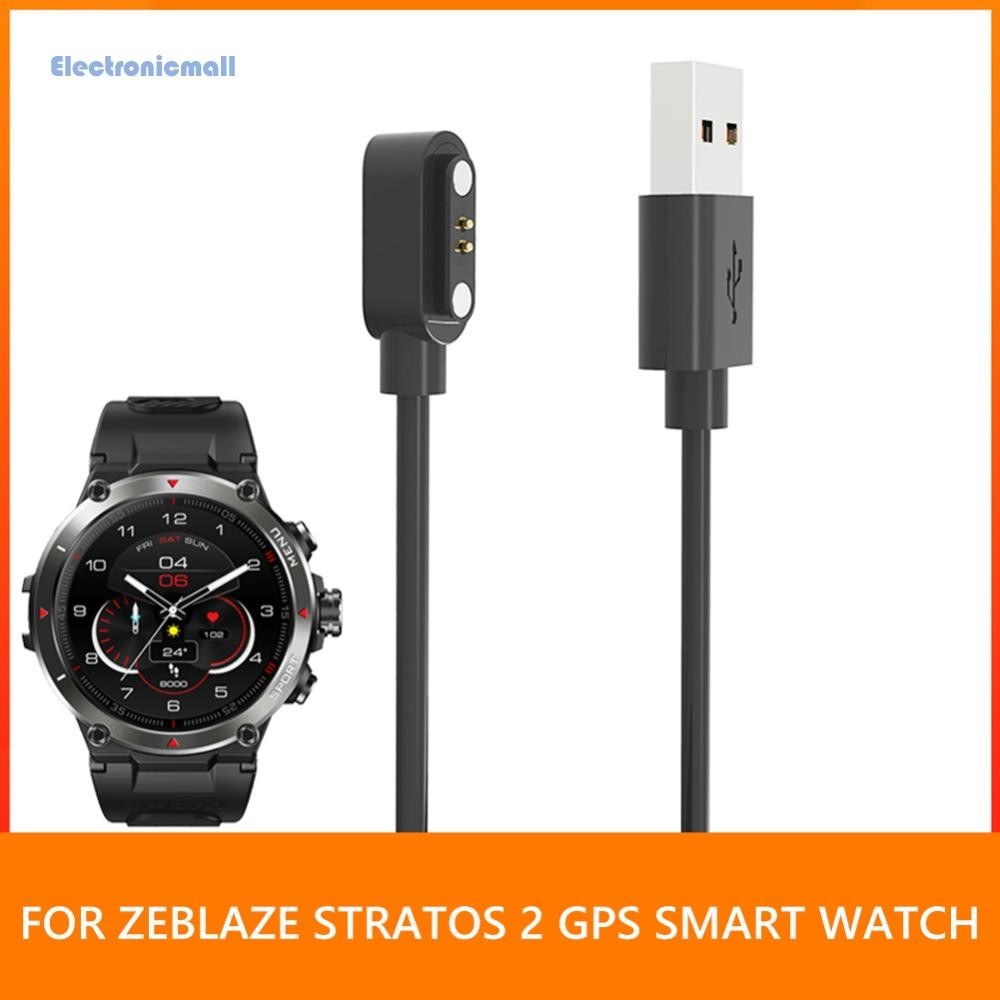 [ElectronicMall01.th] สายชาร์จแม่เหล็ก USB สําหรับ Zeblaze Storatos 2 Zeblaze Stratos2 Lite