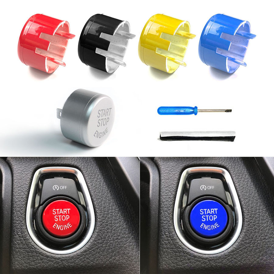 ปุ่มกดตกแต่งเครื่องยนต์ พร้อมปุ่มปิด สําหรับ BMW 1 3 5 7 Series F20 F22 F30 F10 F11 F01 F02 F15 F16 F25 F26 F48