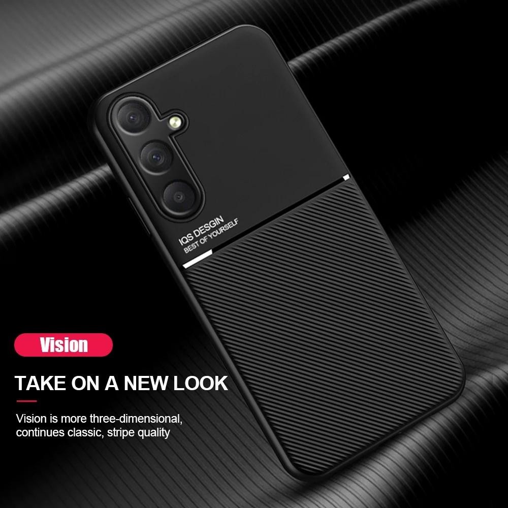 เคสโทรศัพท์มือถือหนัง TPU นิ่ม กรอบแม่เหล็ก สําหรับ Samsung A05 A05s A15 4G A25 A35 A55 5G Samung Su