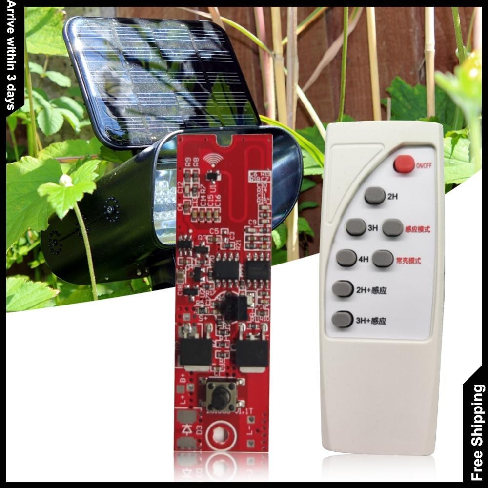 บอร์ดควบคุมไฟพลังงานแสงอาทิตย์ 3.2V 3.7V สําหรับโคมไฟติดผนังบ้าน