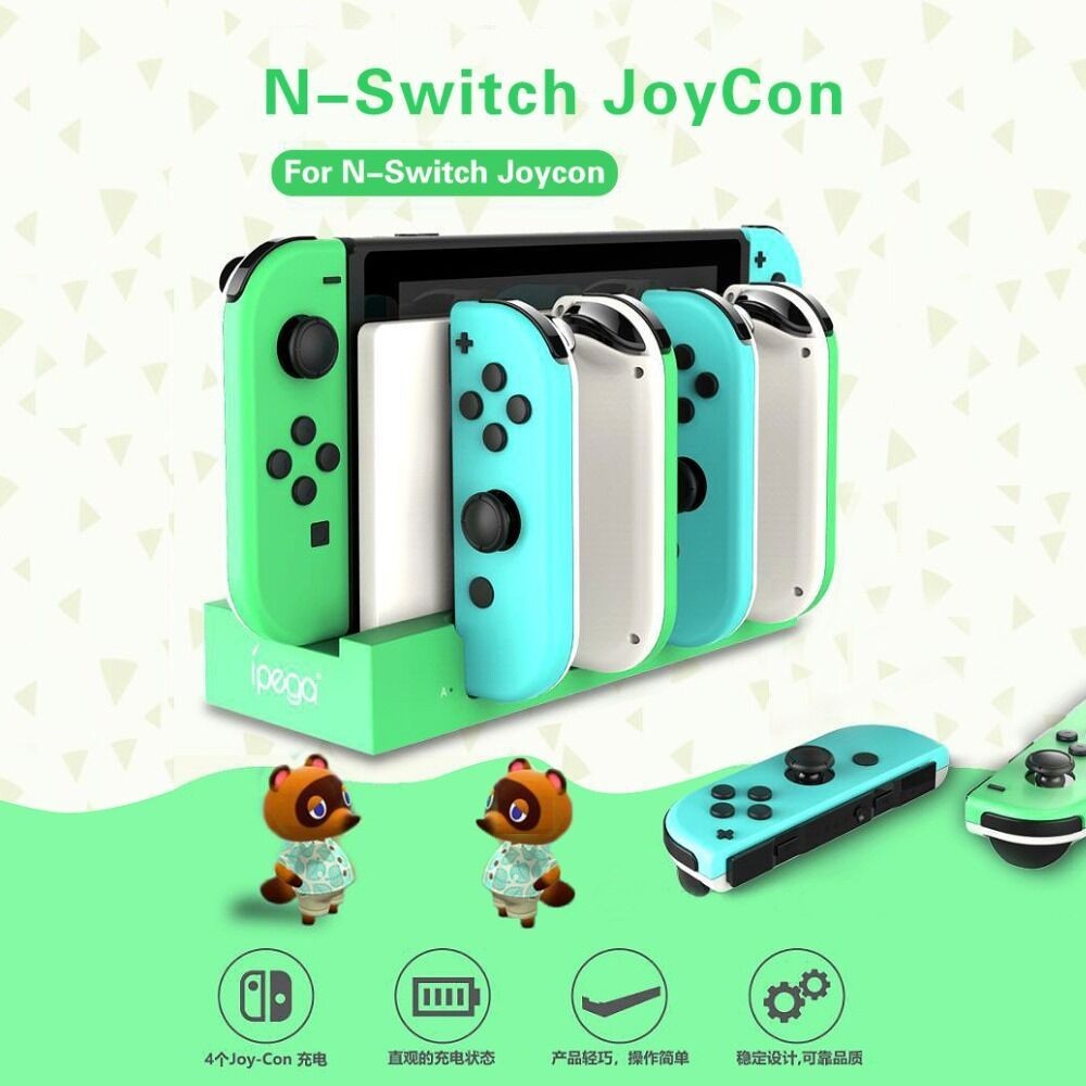 สถานีชาร์จ Switch Joy-Con สําหรับ Nintendo Switch 1/ 2/ OLED Joy-Con [SwitchAcc] แท่นชาร์จดีไซน์ธีมเกม