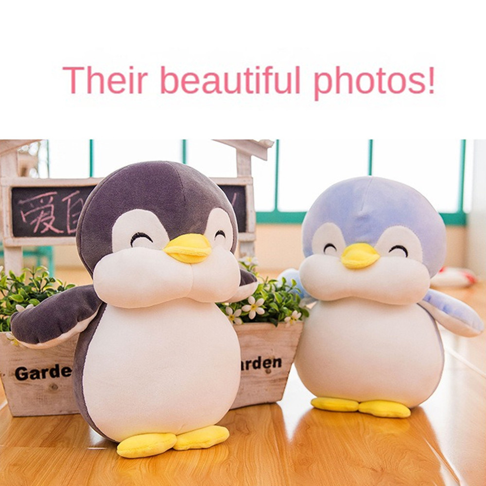 【ในการจัดส่ง】 25 ซม.ตุ๊กตาเพนกวินน่ารักผ้าฝ้ายนุ่มของเล่นหมอนนอนเด็กผู้หญิงกอดเด็ก Kawaii Plushes ตุ๊กตาสัตว์ของเล่น ราคา ถูกที่สุด ดีลบีเคเค แกลเลอรีภาพที่ 3