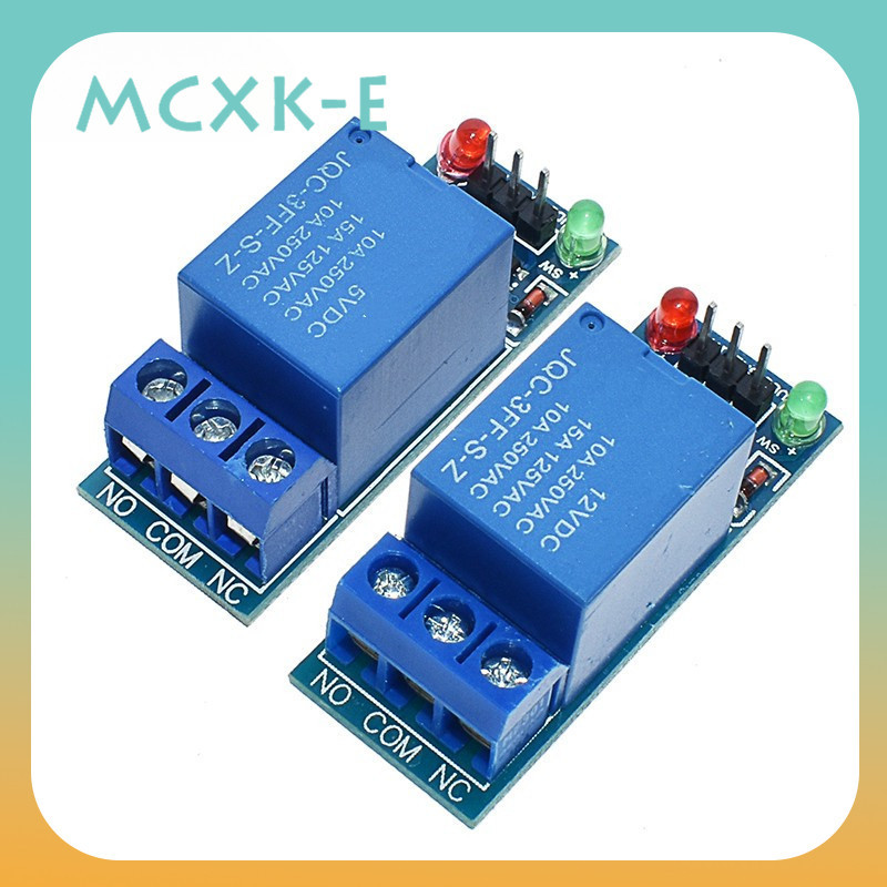 Mcxk-e โมดูลรีเลย์ 5V 12V 1 ช่อง ระดับต่ํา สําหรับเครื่องใช้ในครัวเรือน SCM 1 ชิ้น