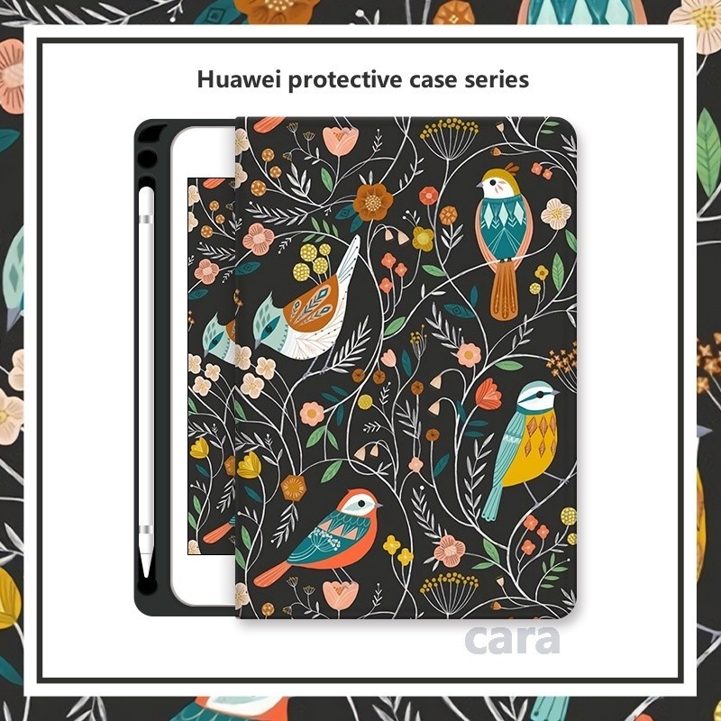 เคส พร้อมช่องใส่ดินสอ สําหรับ Huawei Matepad Pro 11 นิ้ว 2022 M6 10.8 8.4 T5 M5 Lite 10.1 นิ้ว Huawe