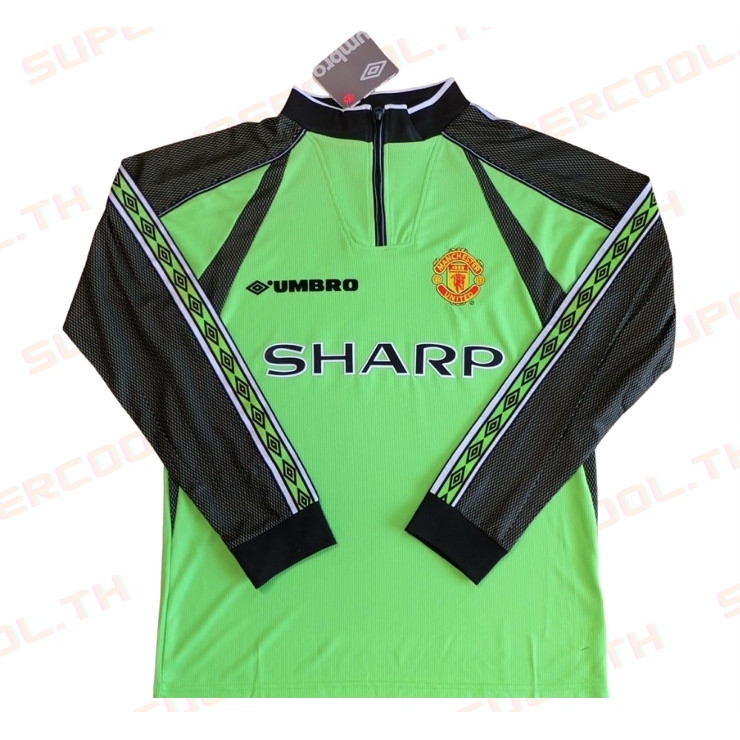 Manchester United 1998/99 Goalkeepers Vintage เสื้อโกลด์แมนยู เสื้อแมนยูย้อนยุค Schmeichel