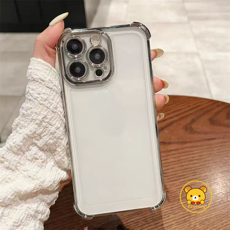 ชุบปลอกใสสี่มุมสําหรับ Xiaomi 17 Pro Max 15T Pro 5G 4G เคสโทรศัพท์แบบนุ่มโปร่งใสกันกระแทกฝาหลัง