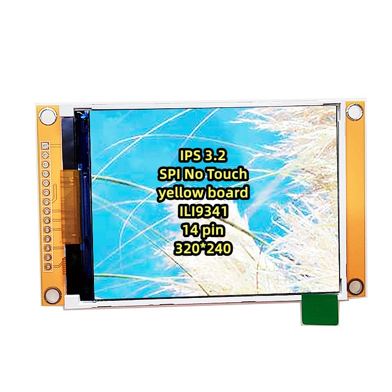 New ILI9341 Display 320*240 Electronic 14 pin IPS 3.2 Inch Yellow Board No Touch