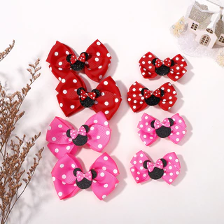 2pcs น่ารัก Jojo Bow Hairclip สําหรับเด็กอุปกรณ์เสริมผมเด็ก Hairpins การ์ตูนที่ละเอียดอ่อนสาว Barrette Party ผมสวยเครื่องประดับ