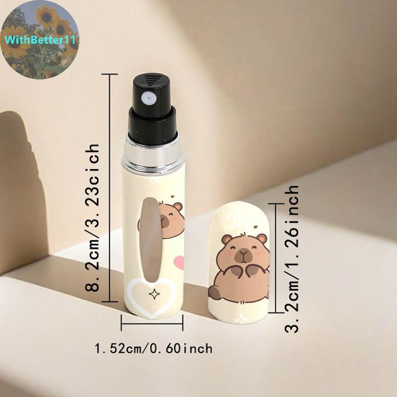 Better 5ml มินิขวดน้ําหอมแบบพกพาด้านล่างโดยตรงชาร์จขวดน้ําหอมคอนเทนเนอร์เครื่องสําอาง Atomizer ขนาดเดินทาง TH