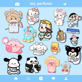ღ สติ๊กเกอร์ห้องน้ำลายการ์ตูนเครยอนชินจัง น่ารักๆ Hello Kitty สติ๊กเกอร์ดับกลิ่นในห้องน้ำ