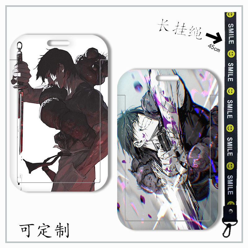 Jujutsu Kaisen Fushiguro Toji DIY Student School ID Card Holder Personal ID Card Bank Card MRT Card Case - รูปที่ 7