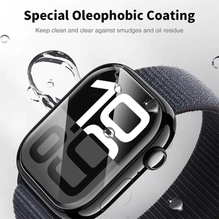 ฟิล์มกระจกนิรภัย for Apple Watch Series 11 10 9 8 7 6 5 Iwatch 49 46 45 44 42 41 40 มม อุปกรณ์ฟิล์มป้องกันหน้าจอ