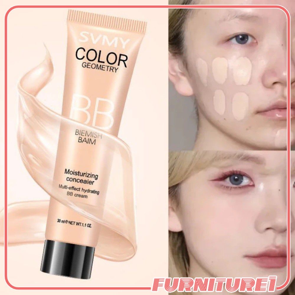 【 Th Local】 Svmy Bb Cream รองพื้นปกปิดเต็มรูปแบบ ลิควิด ติดทนนาน กันน้ำ คอนซีลเลอร์ Furn1